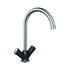 Гранитный кухонный смеситель BLANCO - Amona антрацит/хром (520770) ID:NL010785