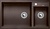Гранитная кухонная мойка BLANCO - Metra 9 кофе (515050) ID:NL012756